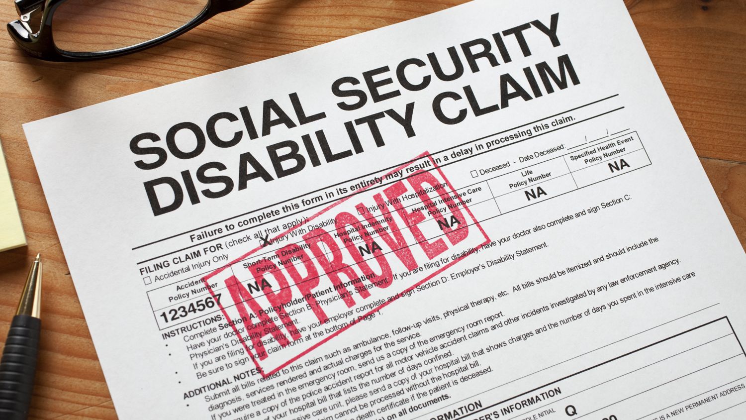 SSDI Claim Image